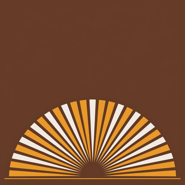 A retro-style sunburst graphic with orange and white rays represents the diverse music on Sukh Radio.